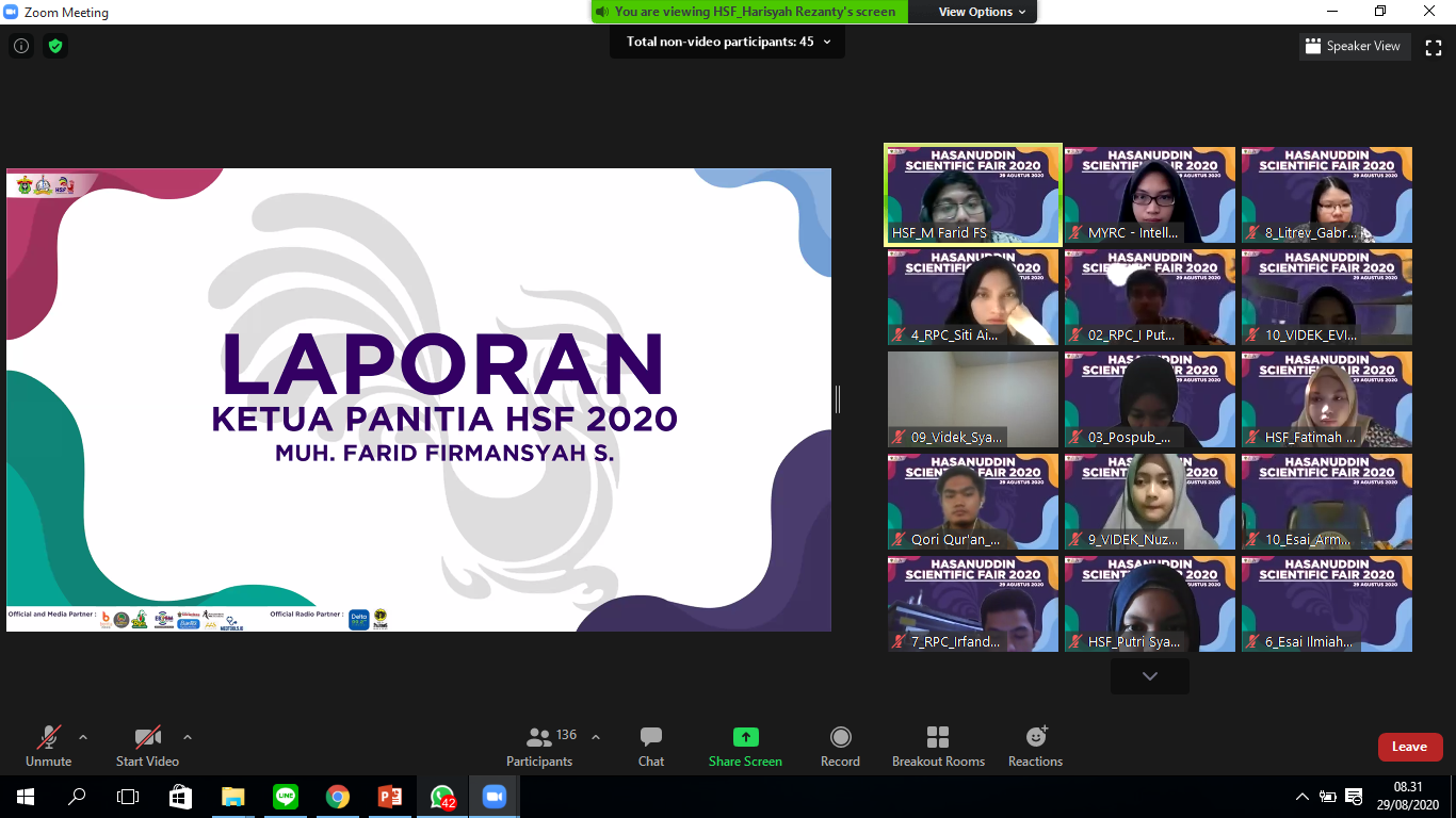 Laporan Ketua Panitia
