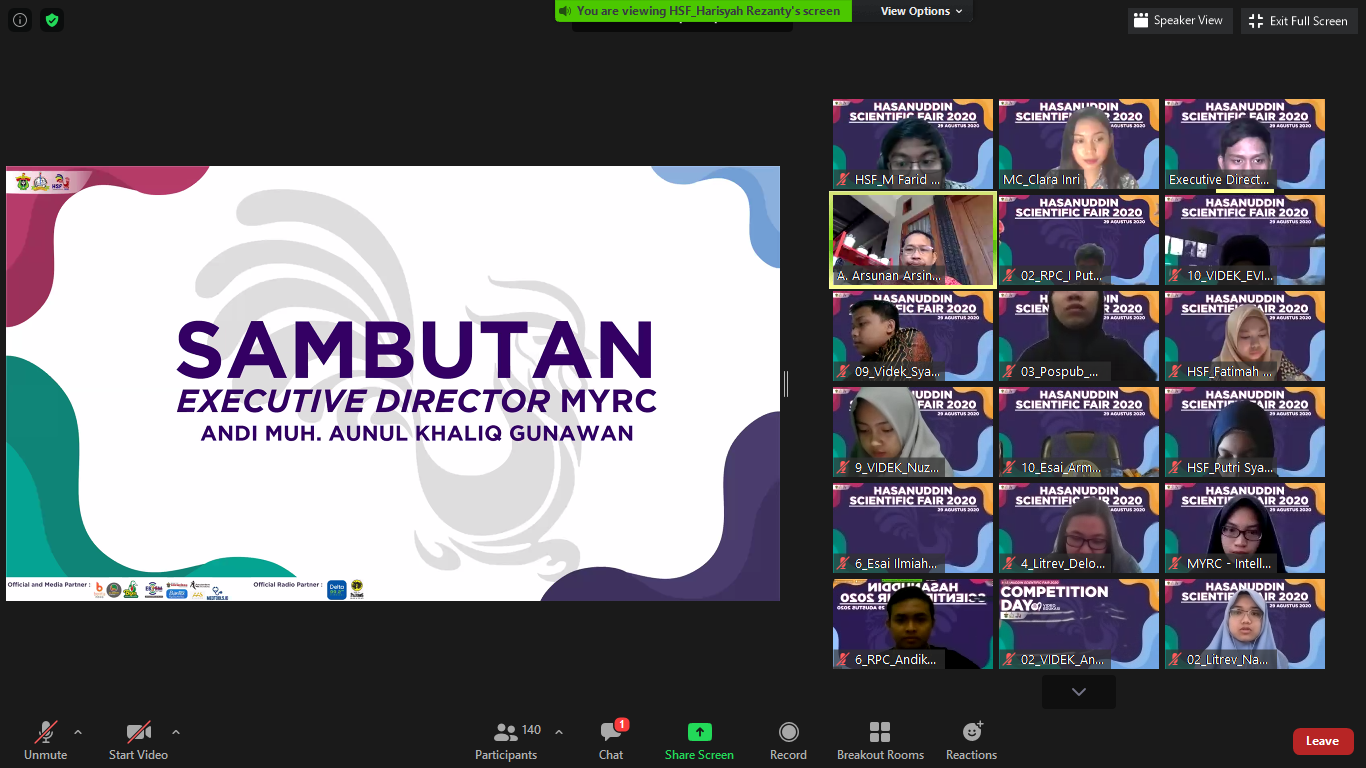 Sambutan ED MYRC